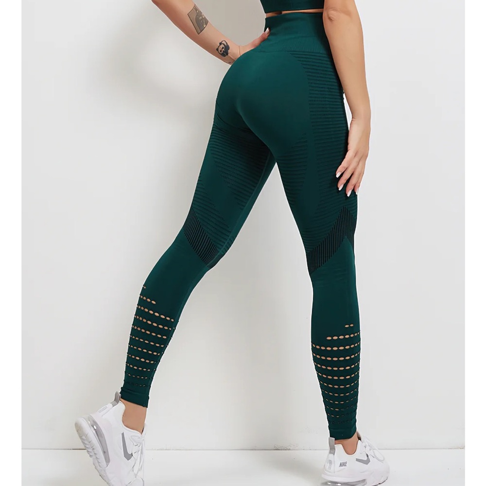 Amelia Activewear 4 piece workout bundle leggings biker shorts S - Picture 4 of 6